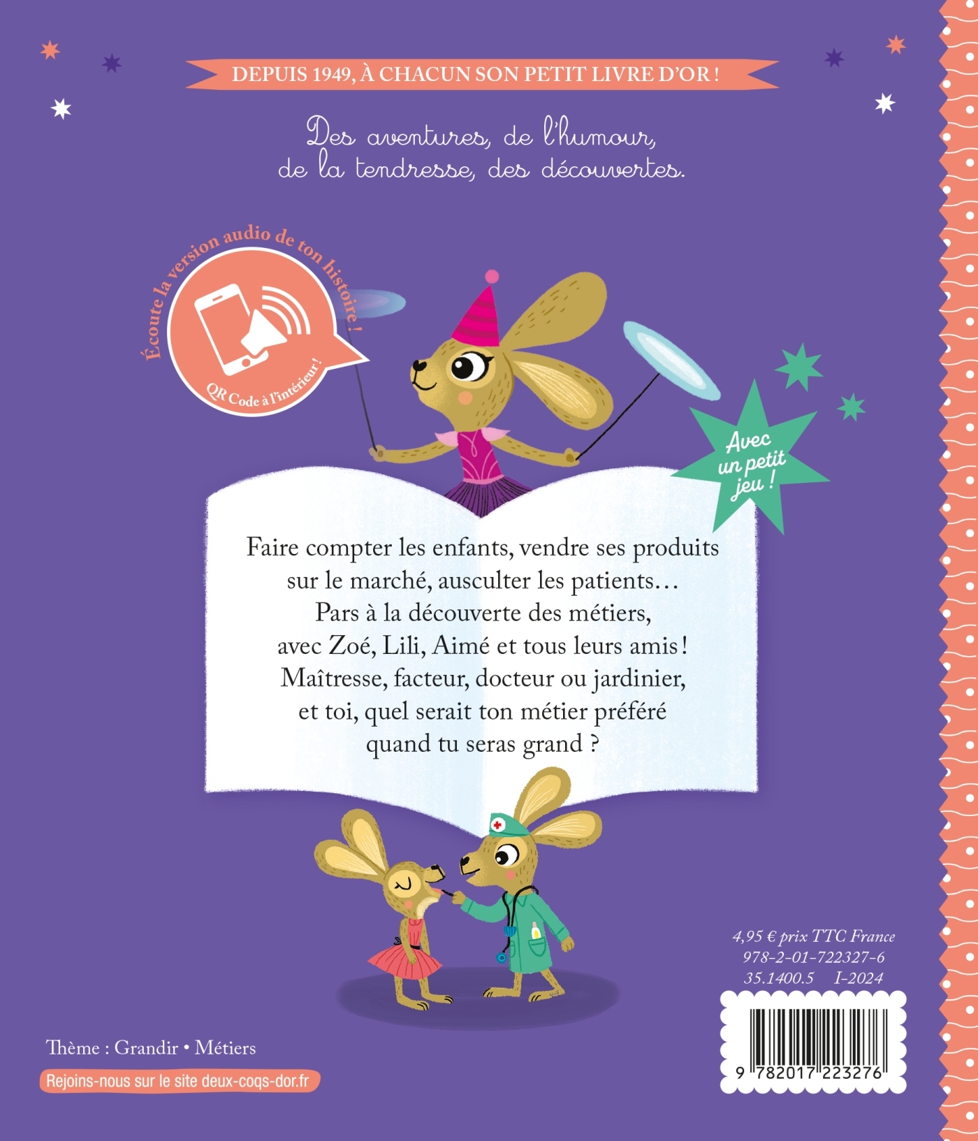 Quand je serai grand - Virginie Aladjidi, Caroline Pellissier - DEUX COQS D OR