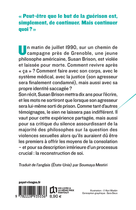 Et nos coeurs, malgré tout, survivent - Susan Brison - PAYOT