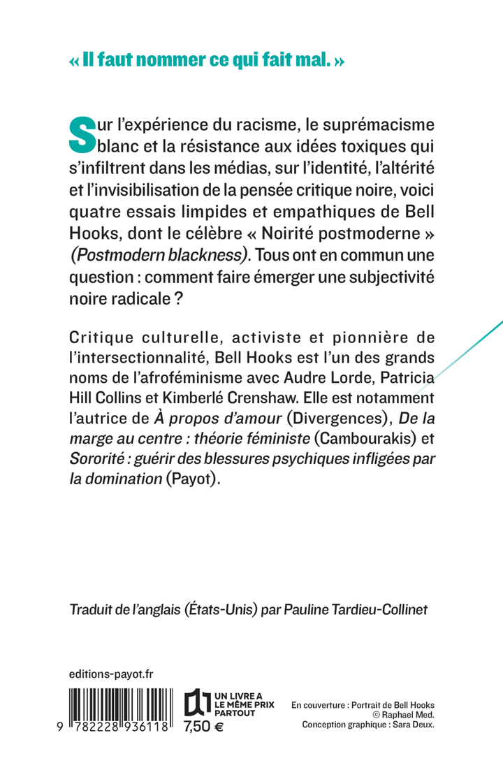 BLACKNESS - bell hooks - PAYOT
