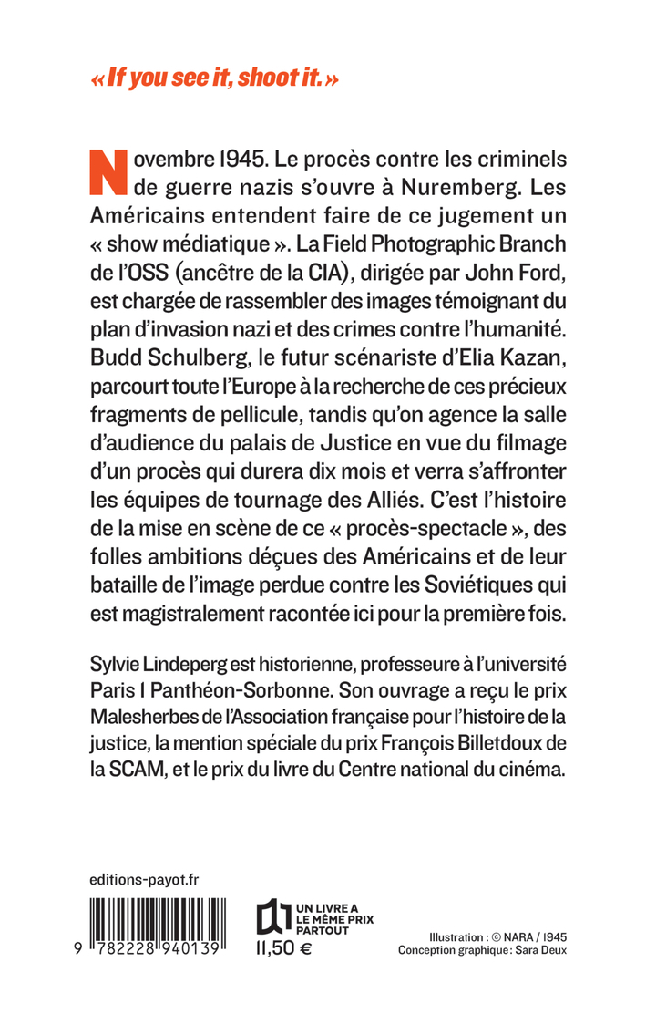 Nuremberg, la bataille des images - Sylvie Lindeperg - PAYOT