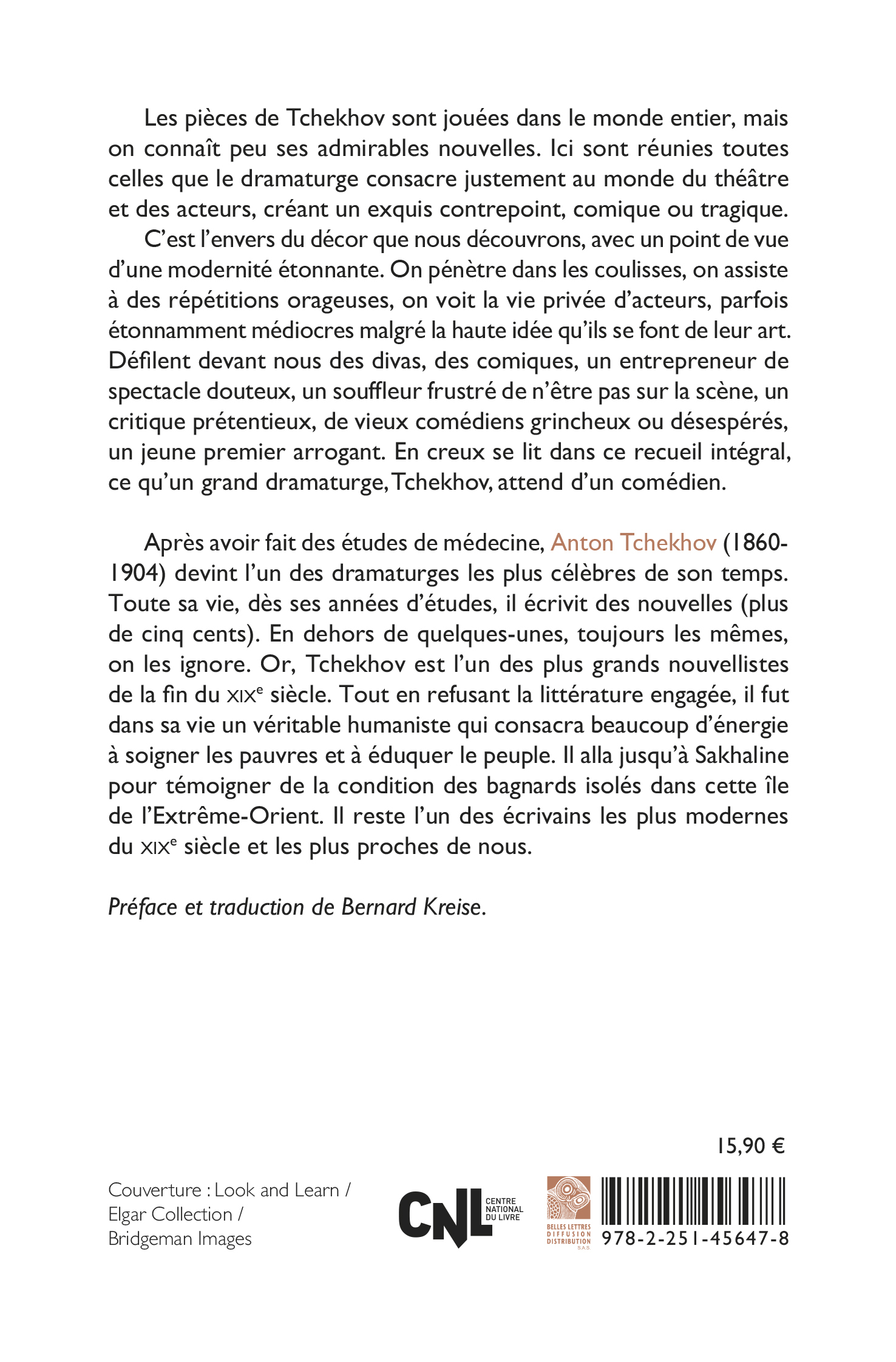 Elle et Lui - Anton Tchekhov, Bernard Kreise - BELLES LETTRES