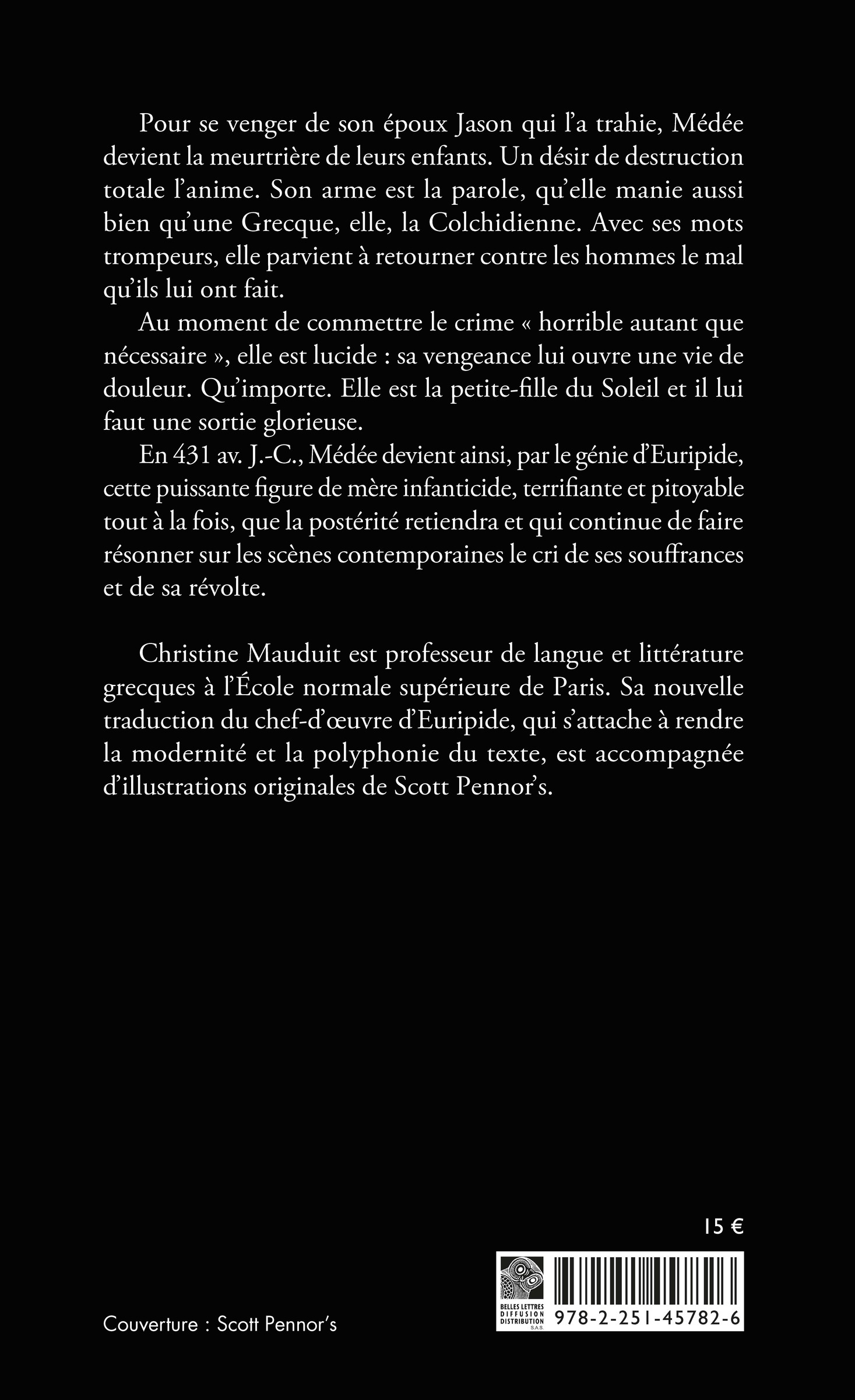 Médée -  Euripide - BELLES LETTRES