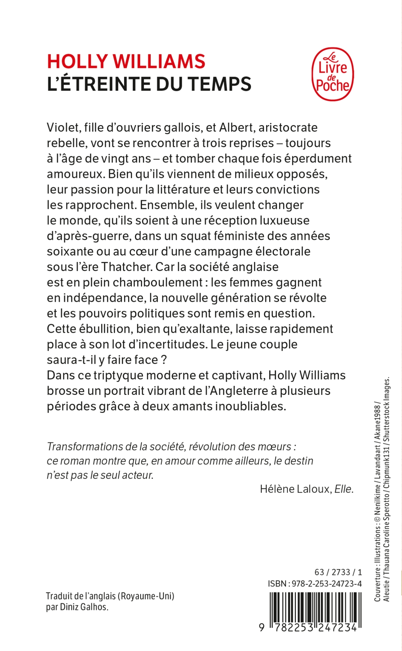 L'Etreinte du temps - Holly Williams - LGF