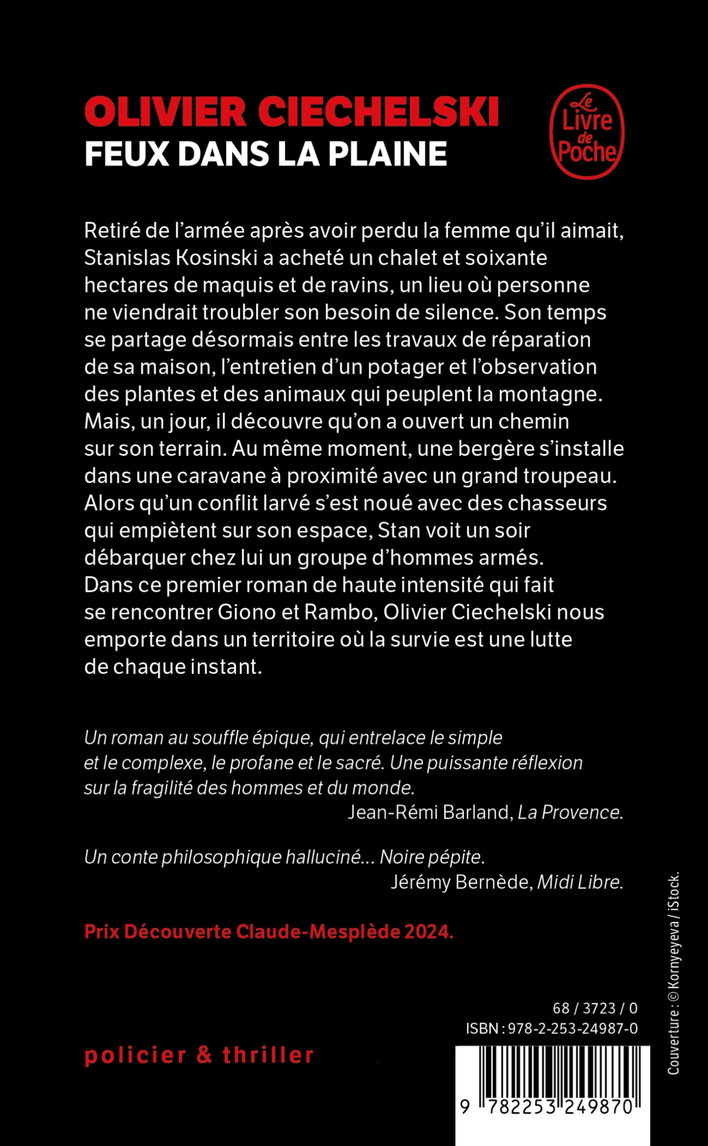 Feux dans la plaine - Olivier Ciechelski - LGF