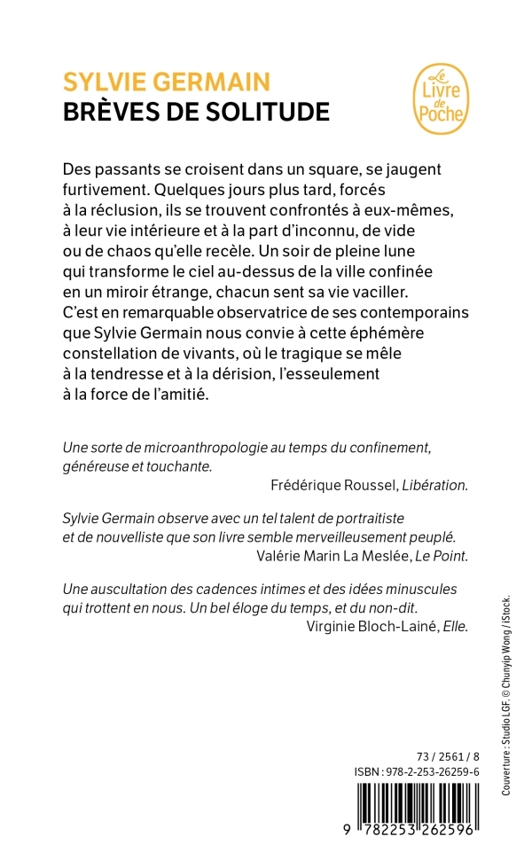 Brèves de solitude - Sylvie Germain - LGF