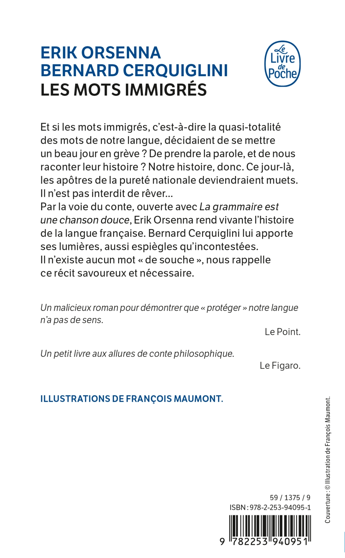 Les mots immigrés - Érik Orsenna, Bernard Cerquiglini - LGF