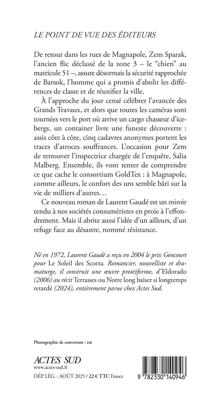 Zem - Laurent Gaudé - ACTES SUD