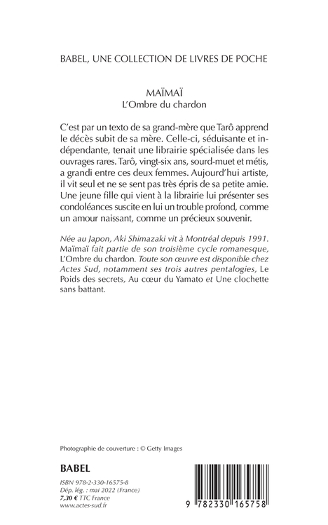 Maïmaï - Aki Shimazaki - ACTES SUD