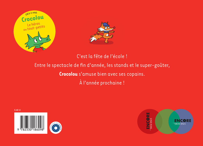 Crocolou à la fête de l'école - Ophélie Texier - ACTES SUD