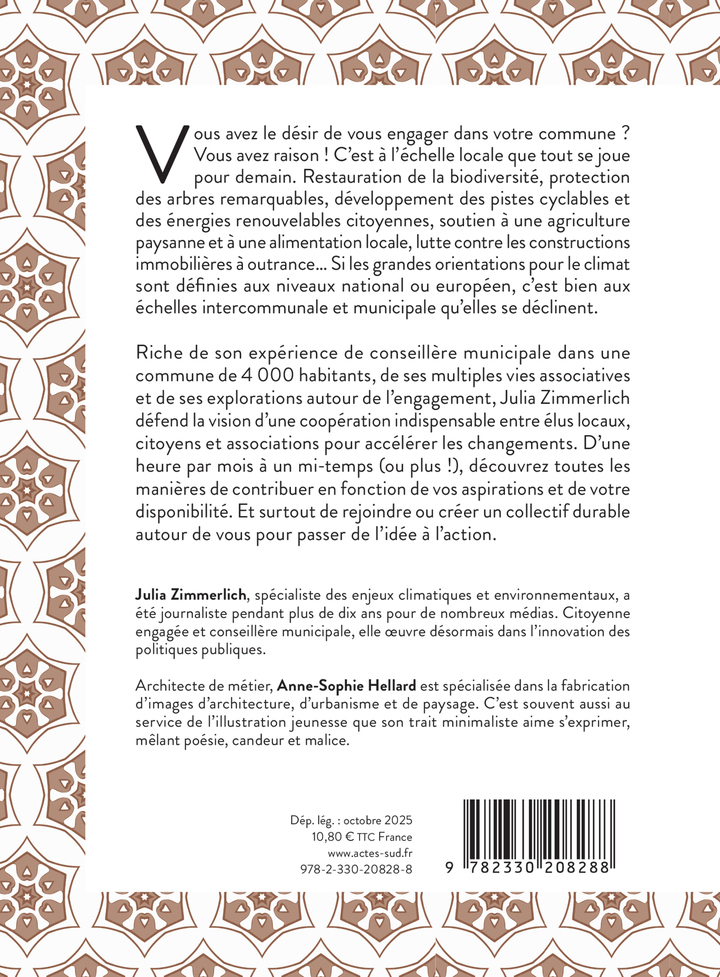S'impliquer dans sa commune - Julia Zimmerlich, Agnès Galletier - ACTES SUD