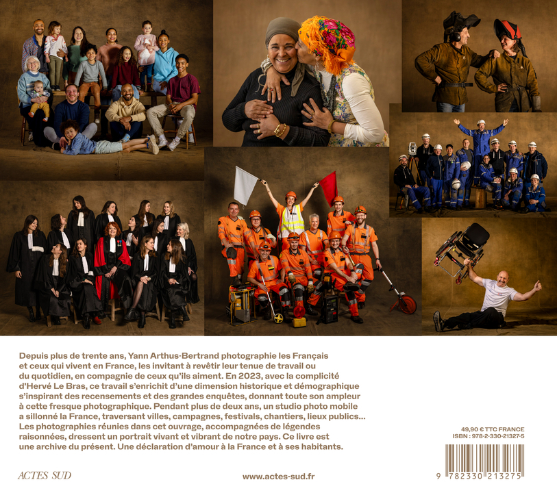 France, un album de famille - Hervé Le Bras, Yann Arthus-Bertrand, Fabien Brizard - ACTES SUD