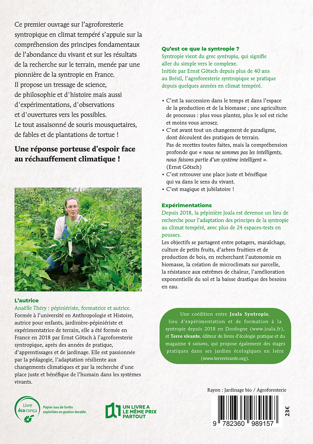 Bienvenue en syntropie - Anaëlle Thery, Opaline Lysiak - TERRE VIVANTE