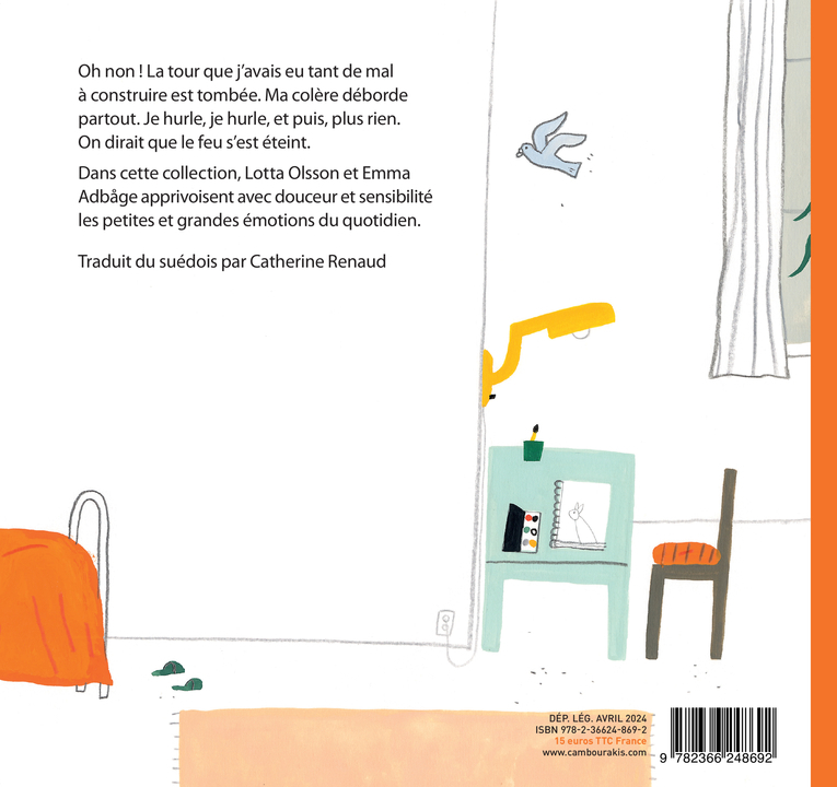 Colère - Lotta Olsson - CAMBOURAKIS