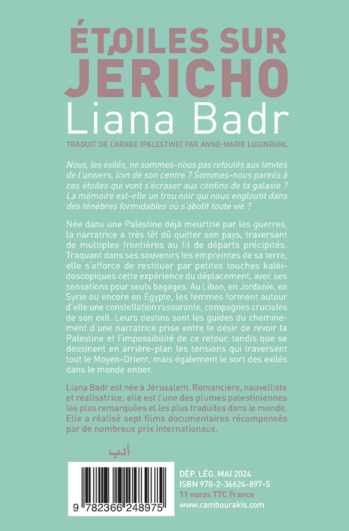Étoiles sur Jéricho - Liana Badr - CAMBOURAKIS