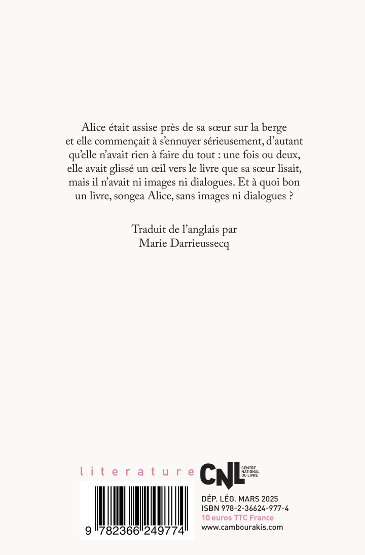 Alice au pays des merveilles - Lewis Carroll - CAMBOURAKIS