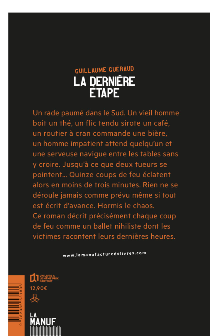 La dernière étape - Guillaume Guéraud - MANUFACTURE LIV
