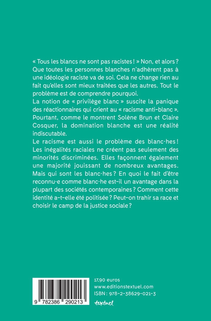 La domination blanche - Solène Brun, Claire Cosquer - TEXTUEL