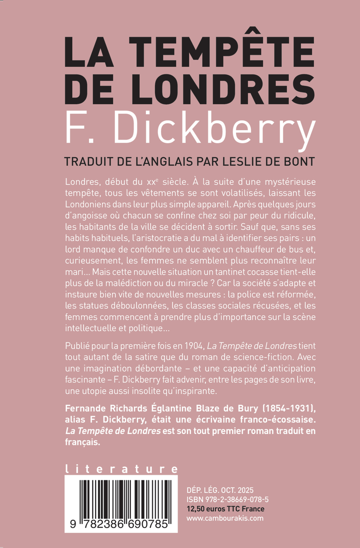 La Tempête de Londres - F. Dickberry - CAMBOURAKIS