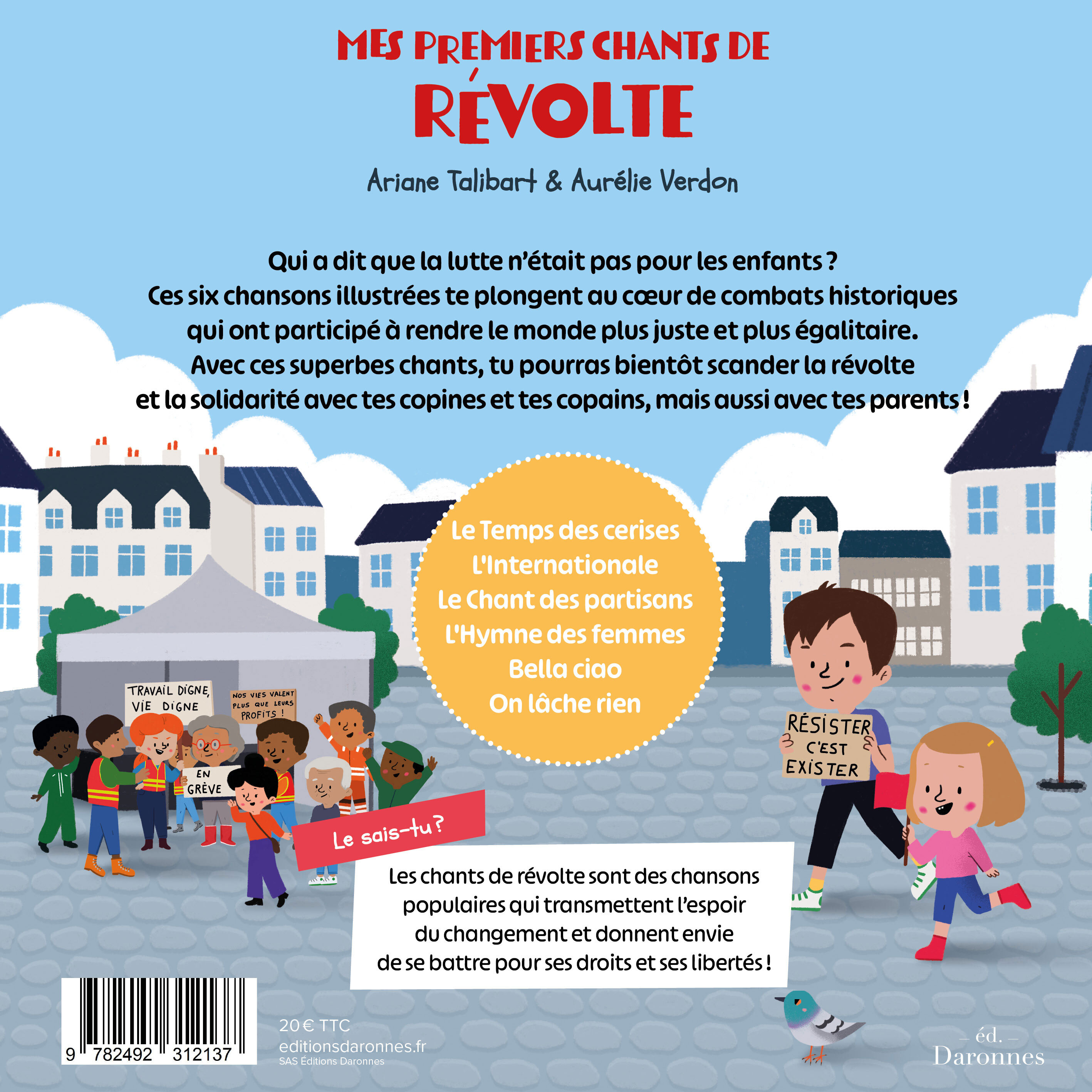 Mes premiers chants de révolte - Ariane Talibart - LES DARONNES