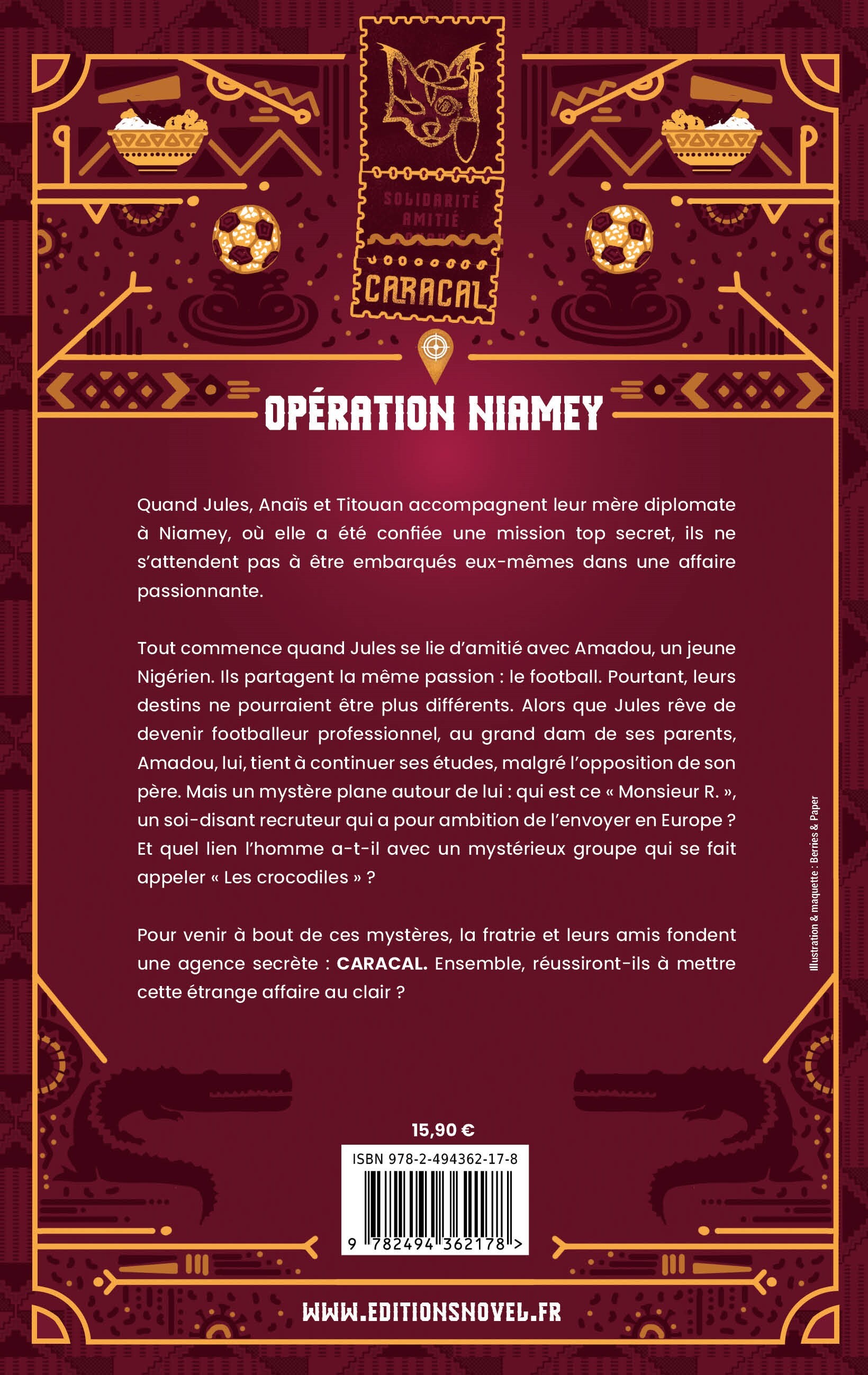 Caracal : Opération Niamey - Marc Victor - NOVEL