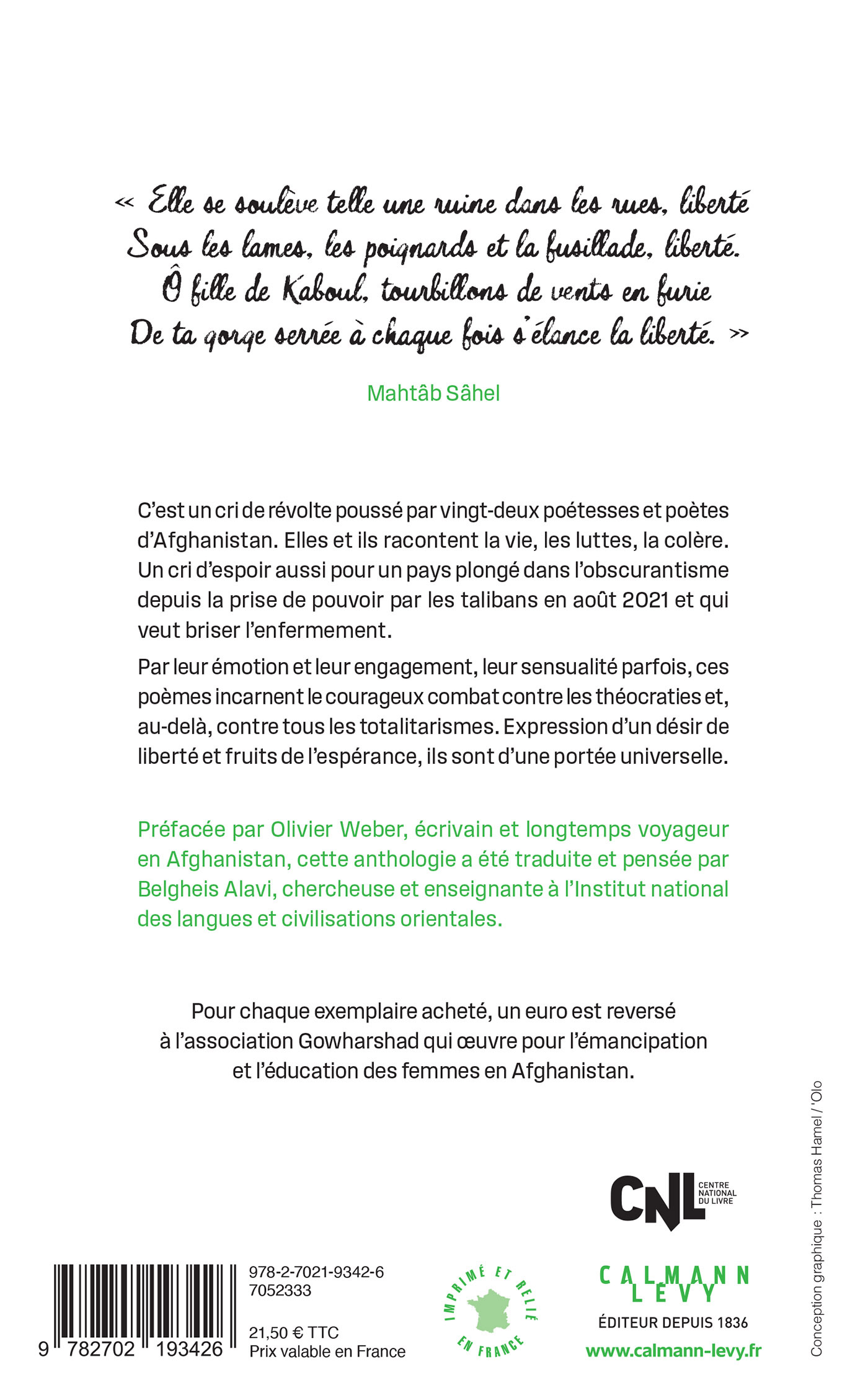 L'amour, l'exil, la liberté - Olivier Weber - CALMANN-LEVY