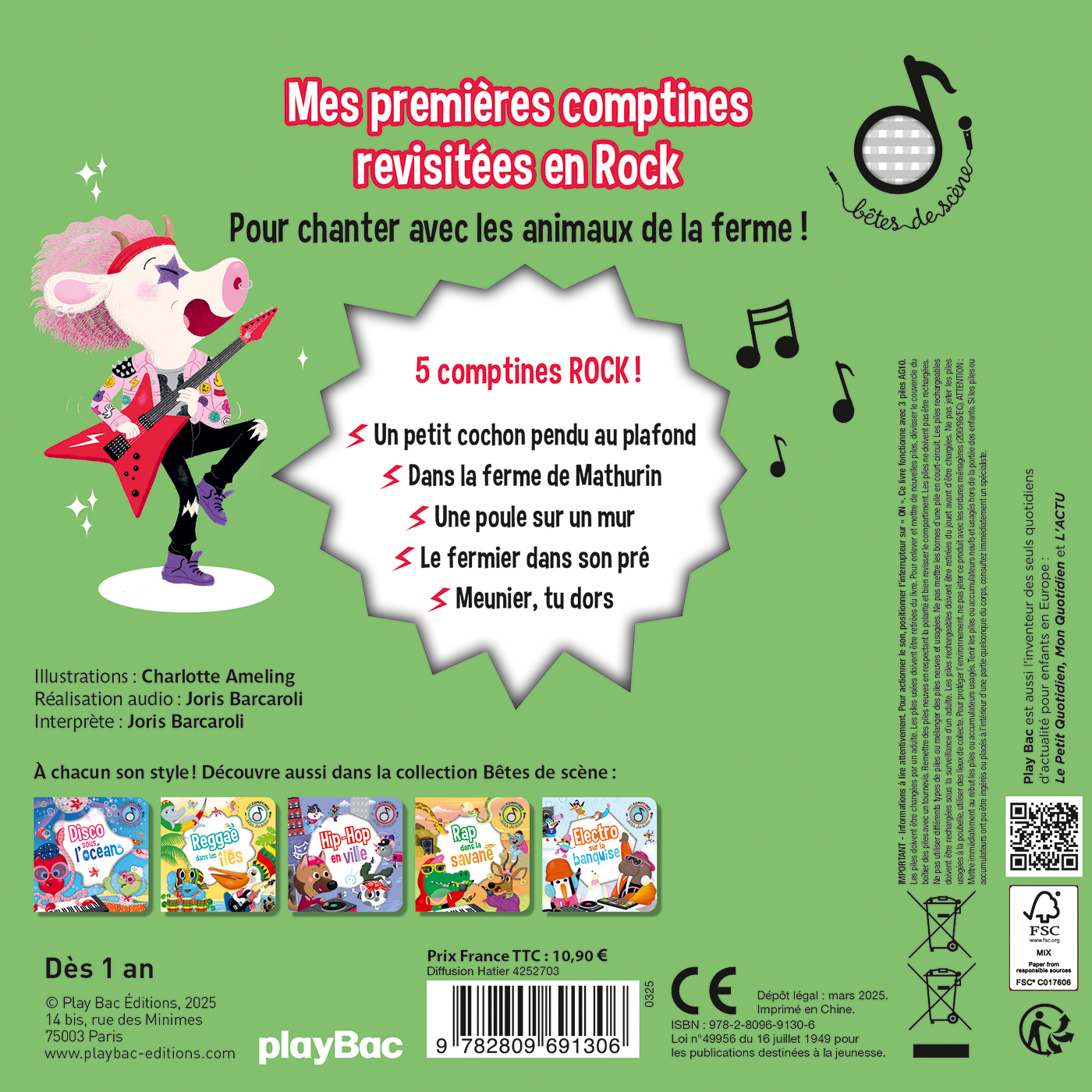 Bêtes de scène - Rock à la ferme - AMELING CHARLOTTE - PLAY BAC