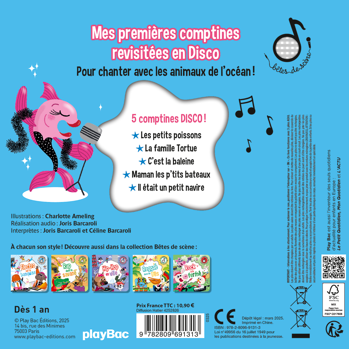 Bêtes de scène - Disco sous l'océan - AMELING CHARLOTTE - PLAY BAC