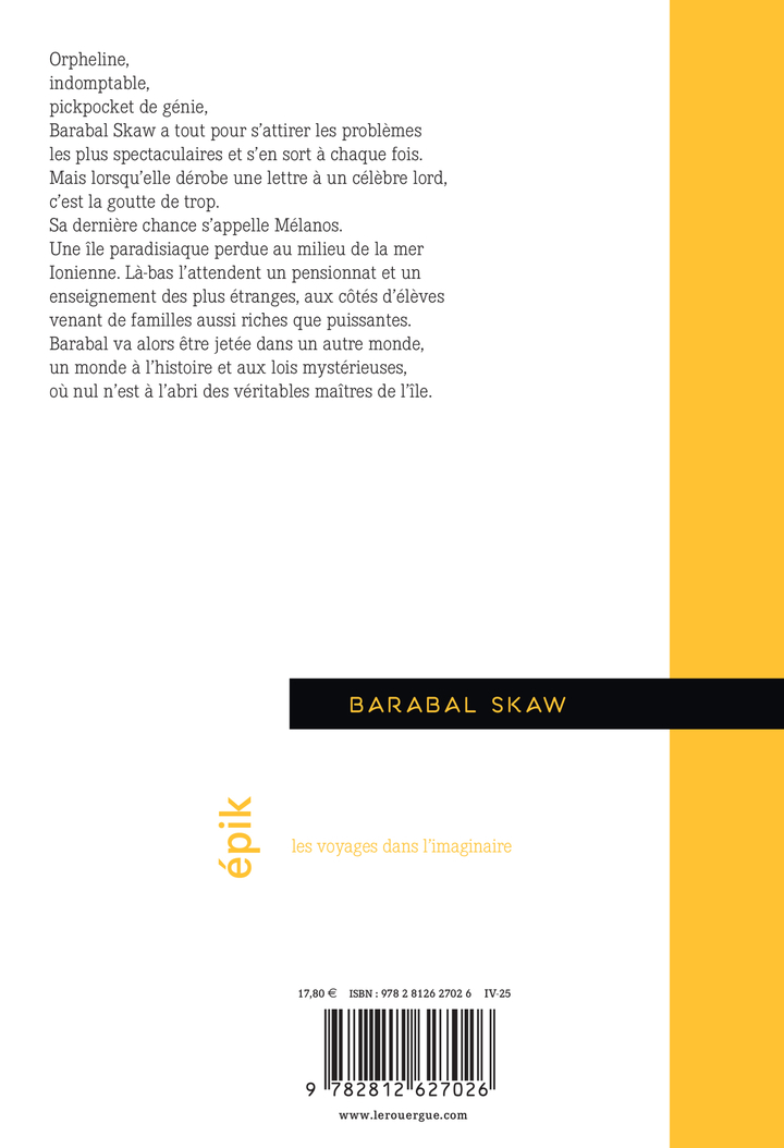 Barabal Skaw - Benjamin Desmares - ROUERGUE