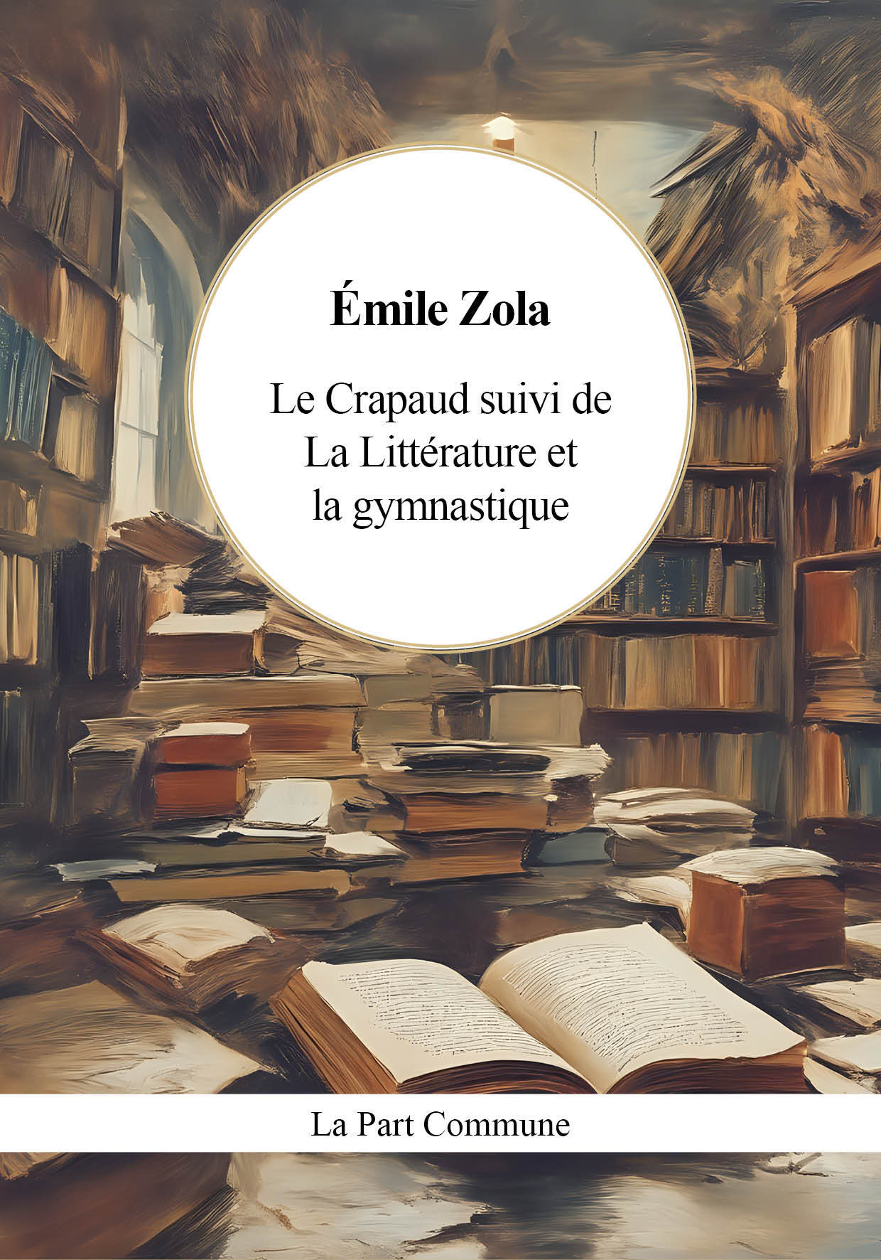 Le Crapaud suivi de La Littérature et la gymnastique - Émile Zola - PART COMMUNE