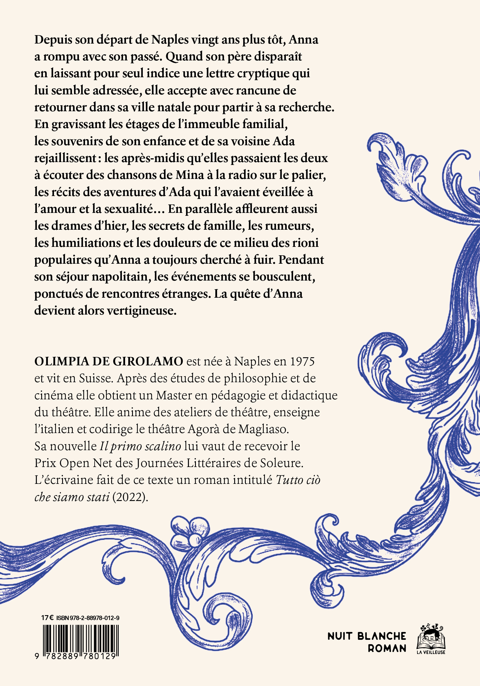 Tout ce que nous avons été - Olimpia De Girolamo - LA VEILLEUSE