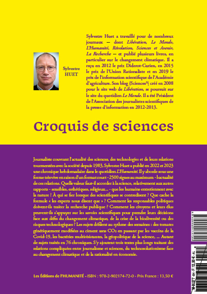Croquis de sciences -  SYLVESTRE HUET - HUMANITE