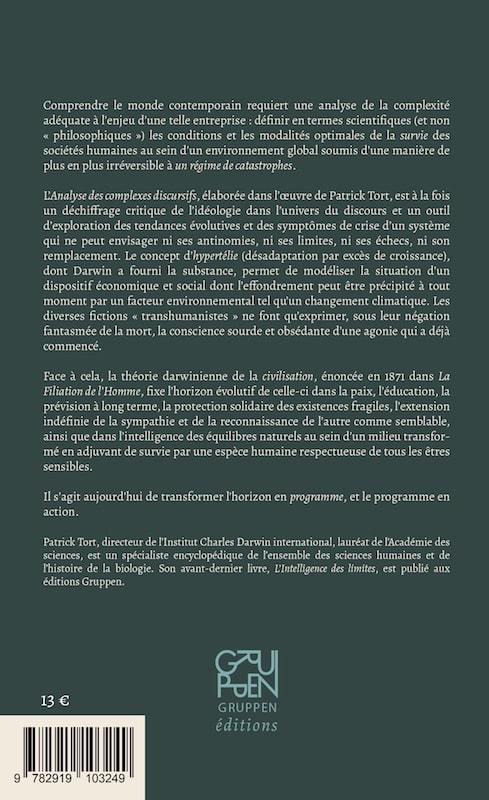 Capitalisme ou Civilisation - Patrick Tort - GRUPPEN