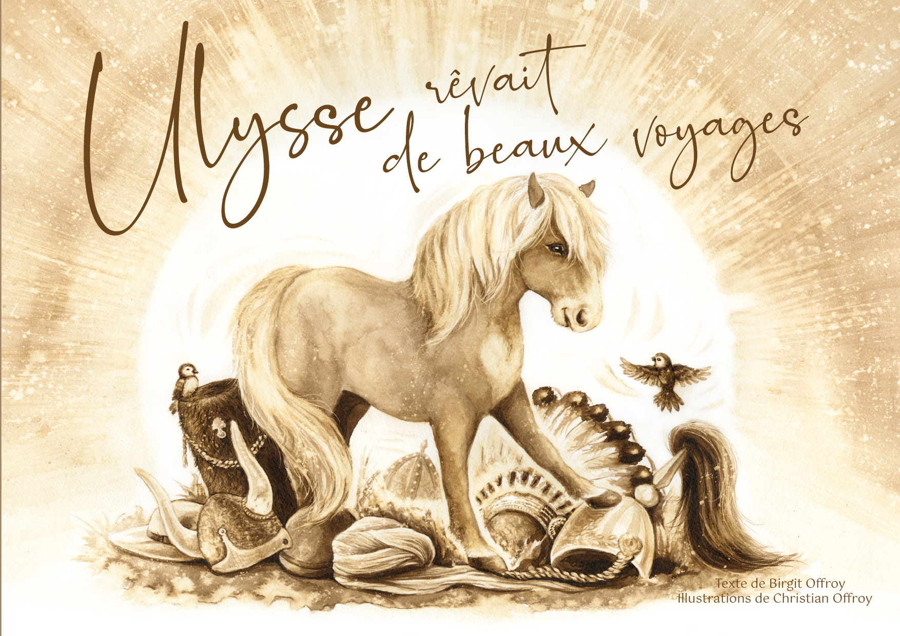 Ulysse rêvait de beaux voyages - Birgit Offroy - COULEUR CORBEAU