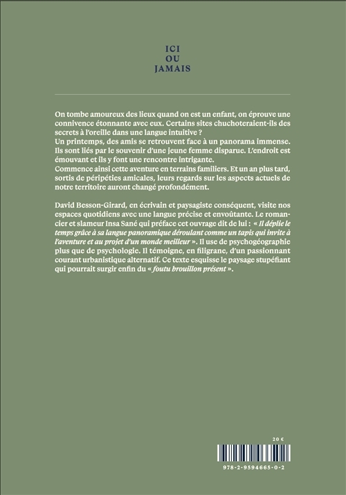 Ici ou jamais - David Besson-Girard, Insa Sané - EDITIONS O8