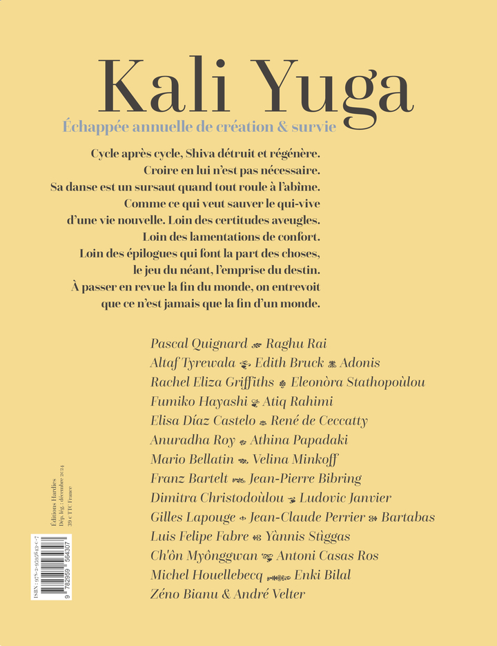 KALI YUGA - Sophie Nauleau, André Velter,  Collectif - HARDIES