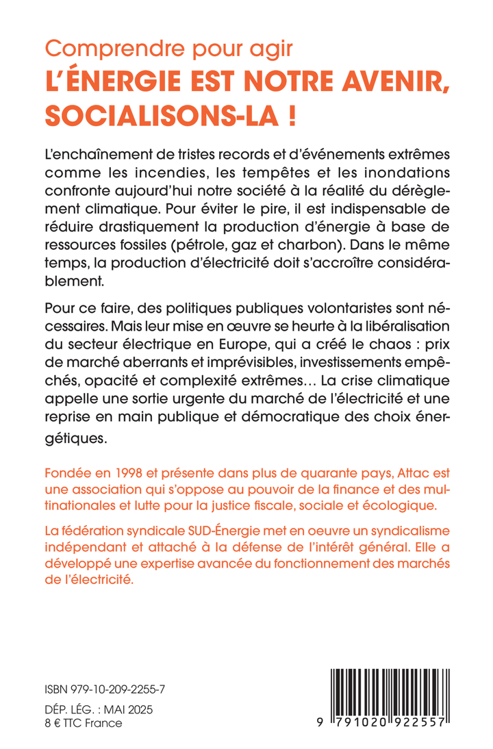L'énergie est notre avenir, socialisons-la ! -  Attac - LIENS LIBERENT