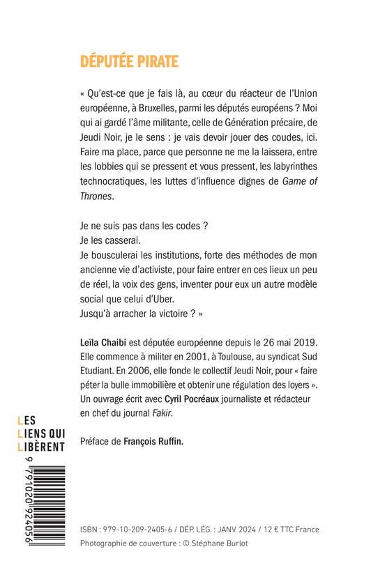 Députée pirate - Leïla Chaibi - LIENS LIBERENT