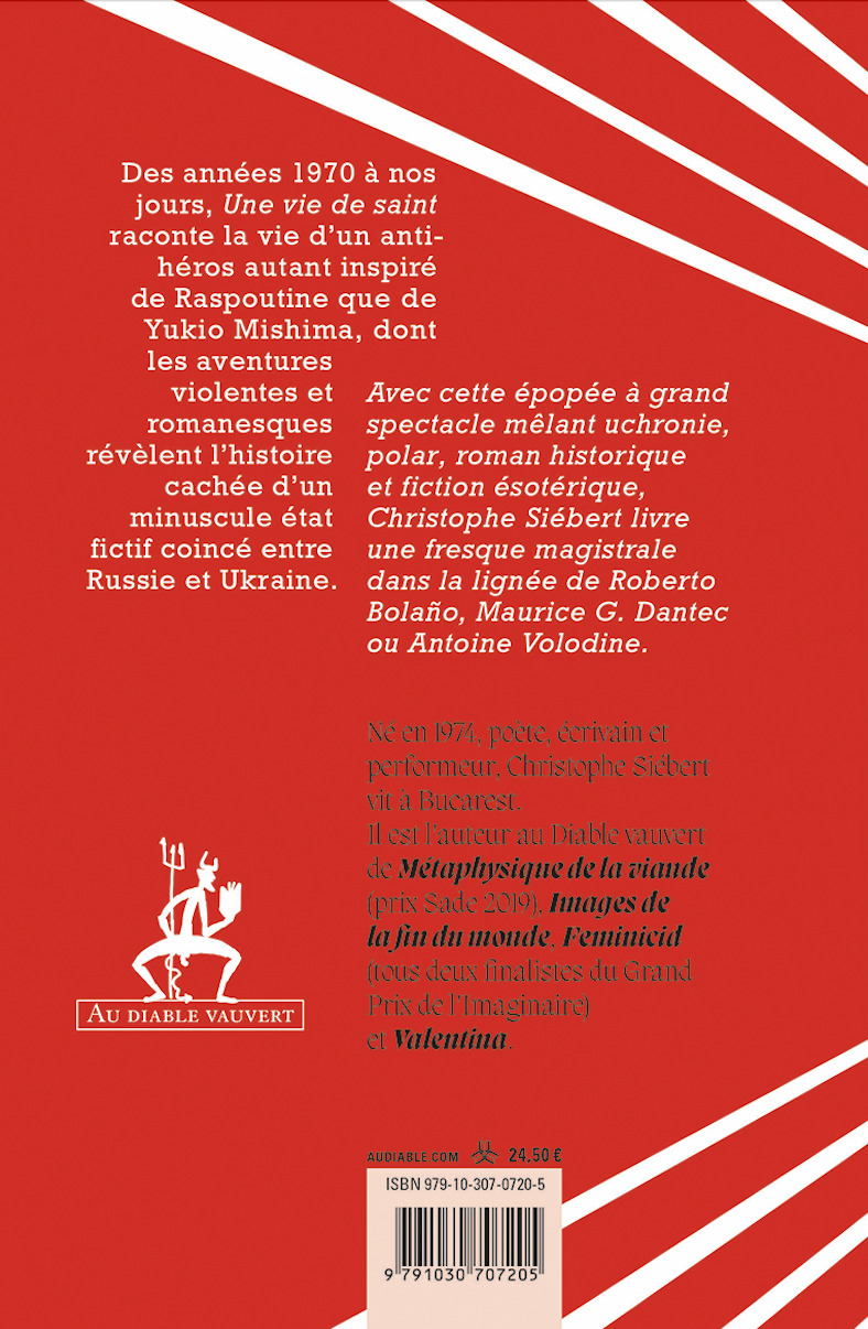 Une vie de saint - Christophe Siebert - DIABLE VAUVERT