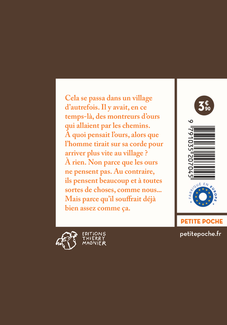 L'ours qui refusa de danser - Jo Hoestlandt - THIERRY MAGNIER