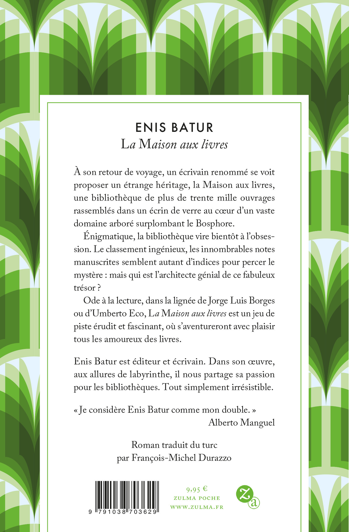 La maison aux livres - Enis Batur - ZULMA