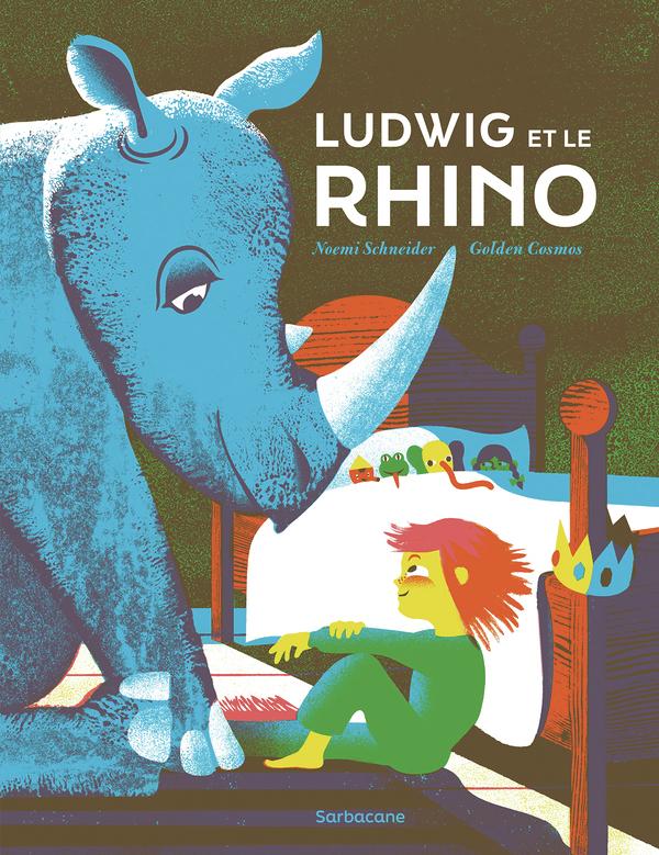 Ludwig et le rhino -  Golden Cosmos, Noemi Schneider - SARBACANE