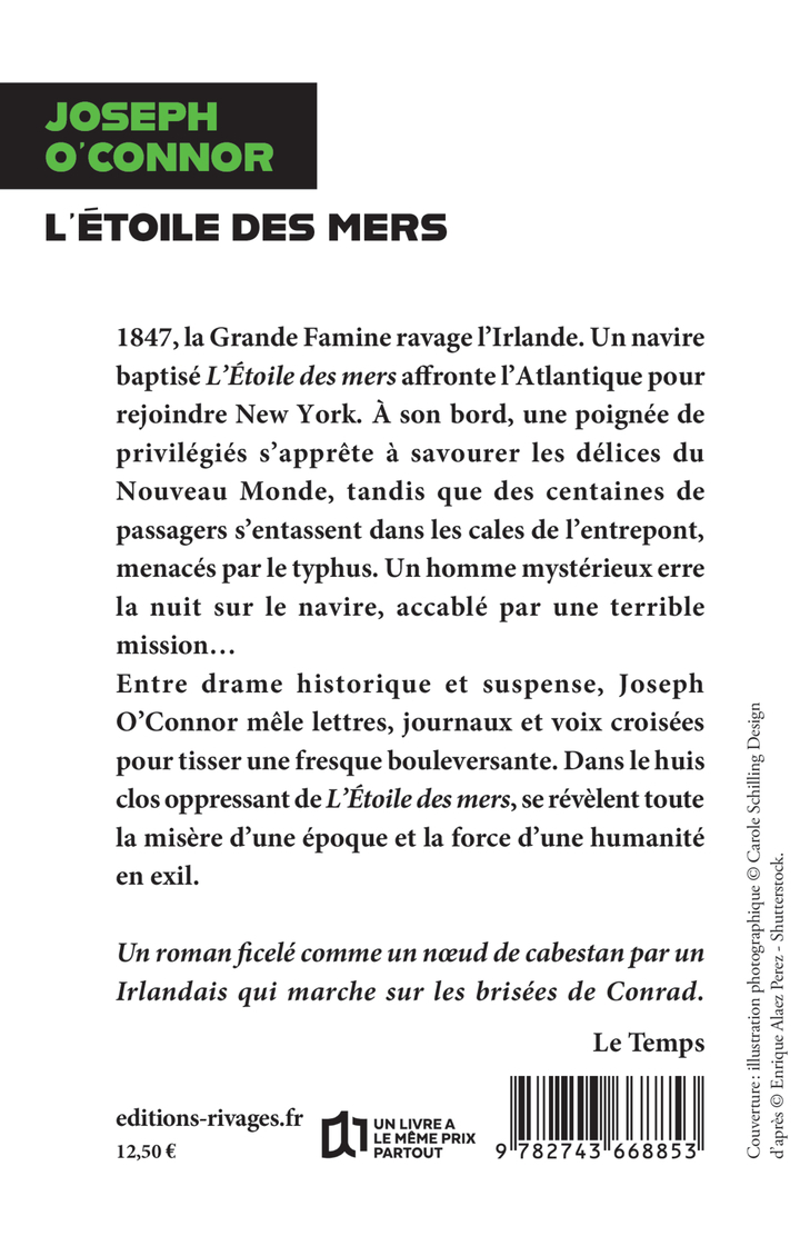 L'Etoile des mers - Joseph O'Connor - RIVAGES