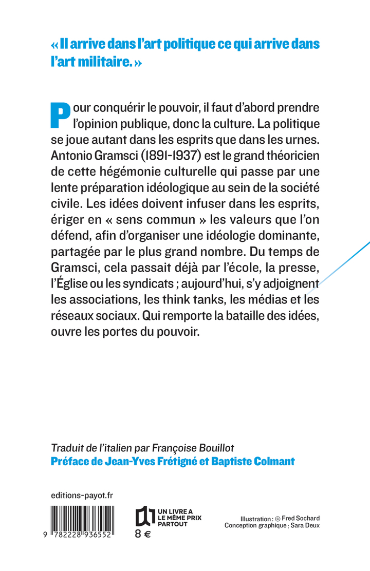L'hégémonie culturelle - Antonio Gramsci, Baptiste Colmant, Jean-Yves Frétigné - PAYOT