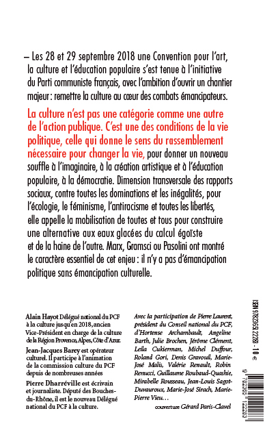 Culture en force - Alain Hayot - CROQUANT