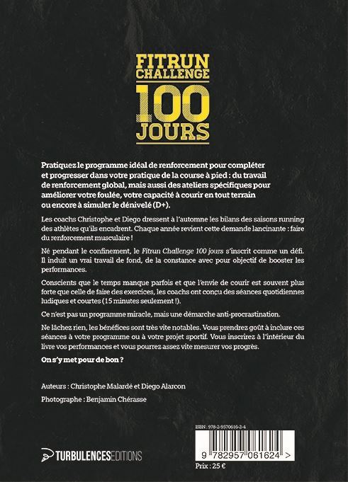 Fitrun Challenge 100 jours - Christophe MALARDE - TURBULENCES