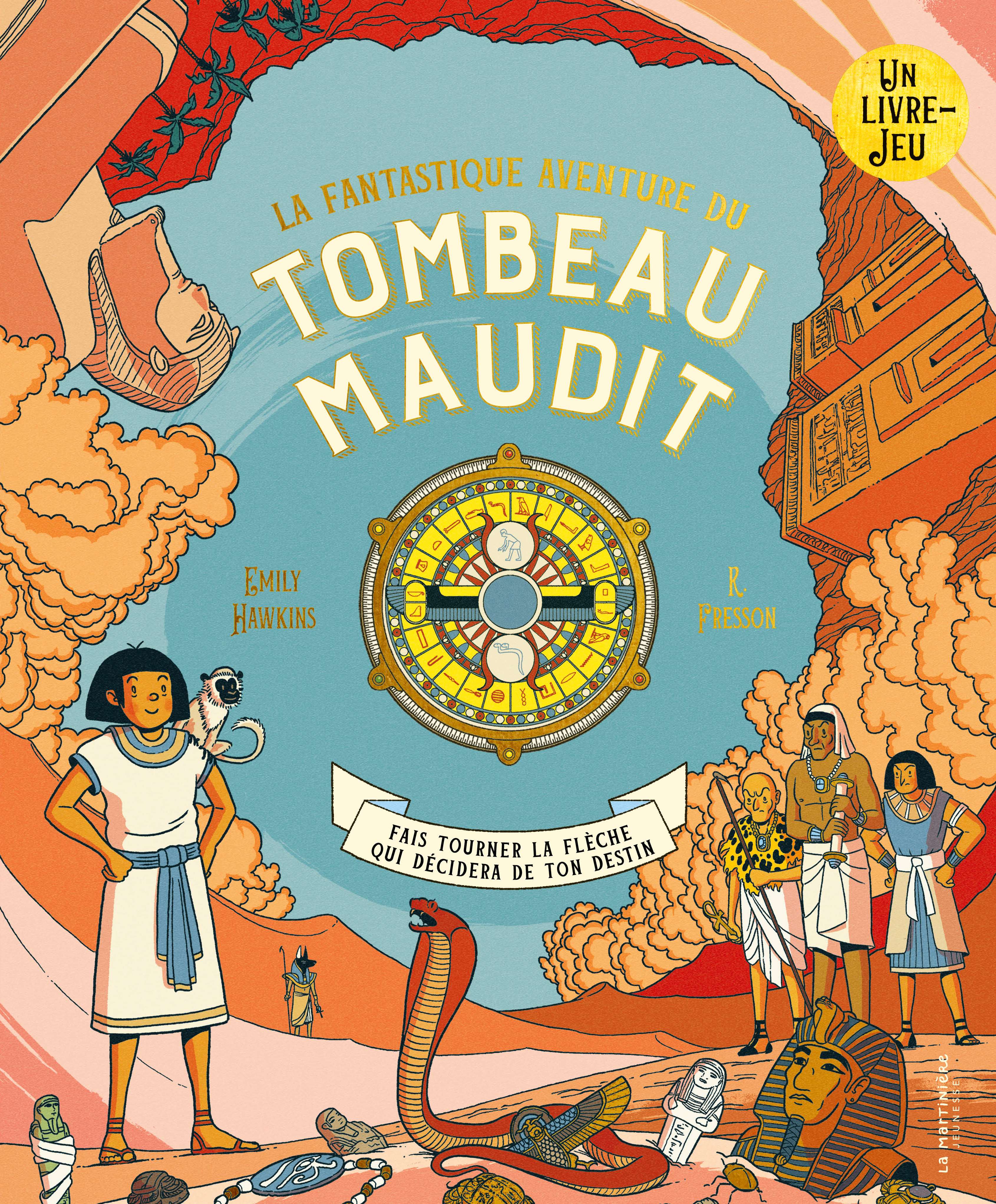 La Fantastique Aventure du tombeau maudit - Emily Hawkins - MARTINIERE J