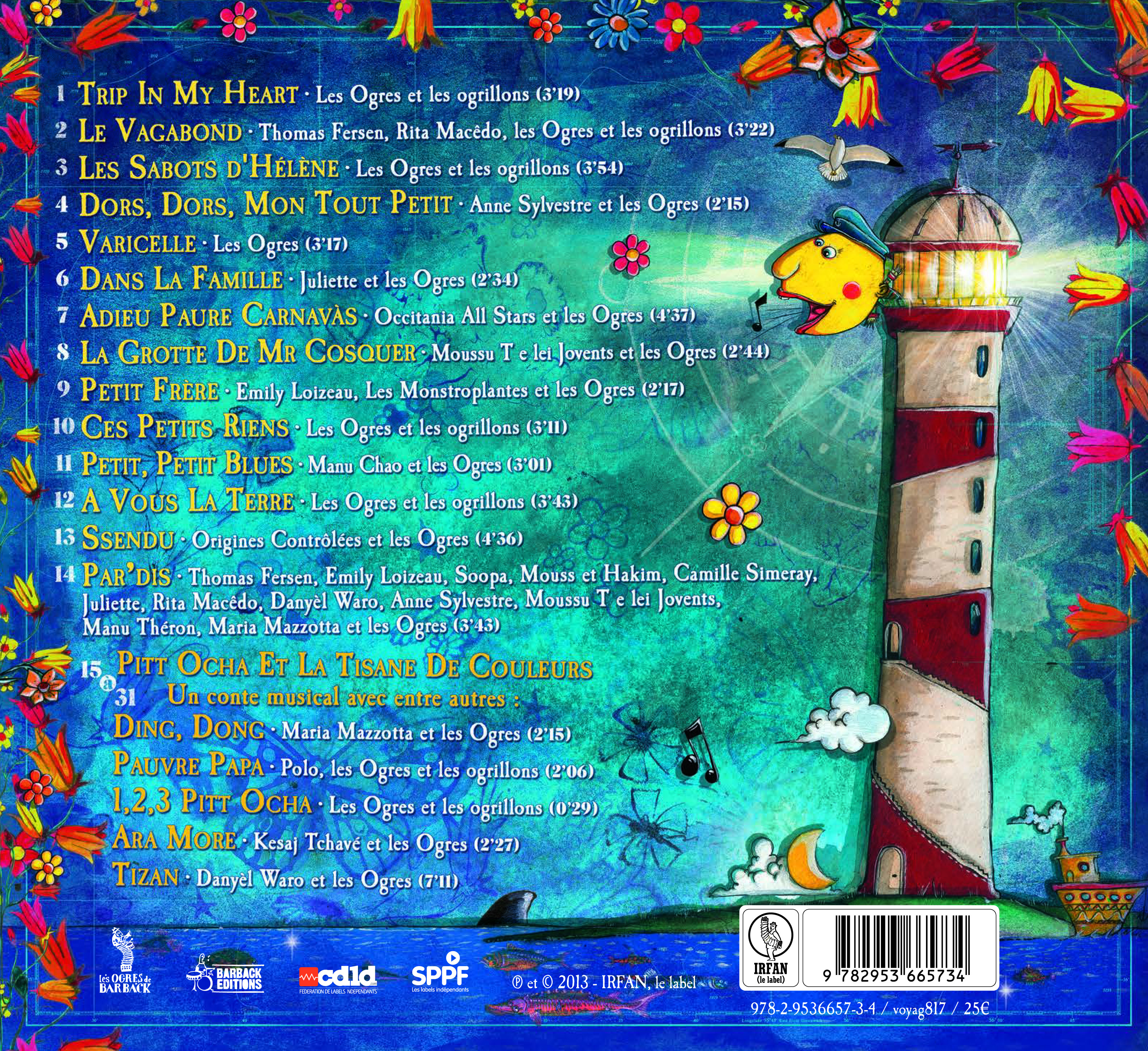 Pitt Ocha et la tisane de couleurs - Les Ogres de barback - IRFAN LE LABEL