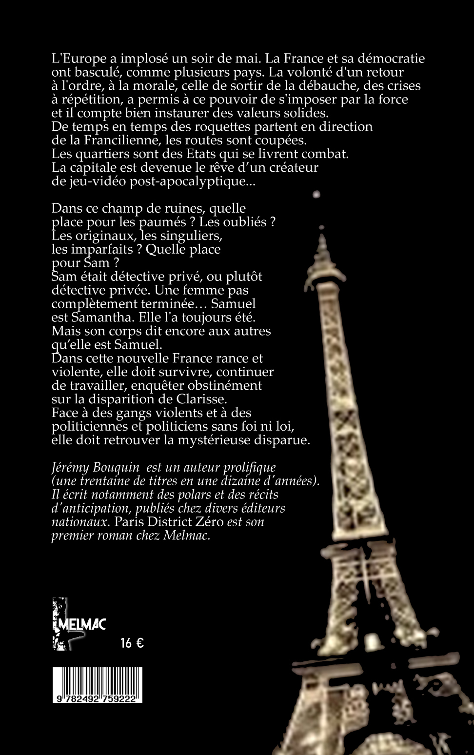 Paris District Zéro -  BOUQUIN JEREMY - THE MELMAC CAT