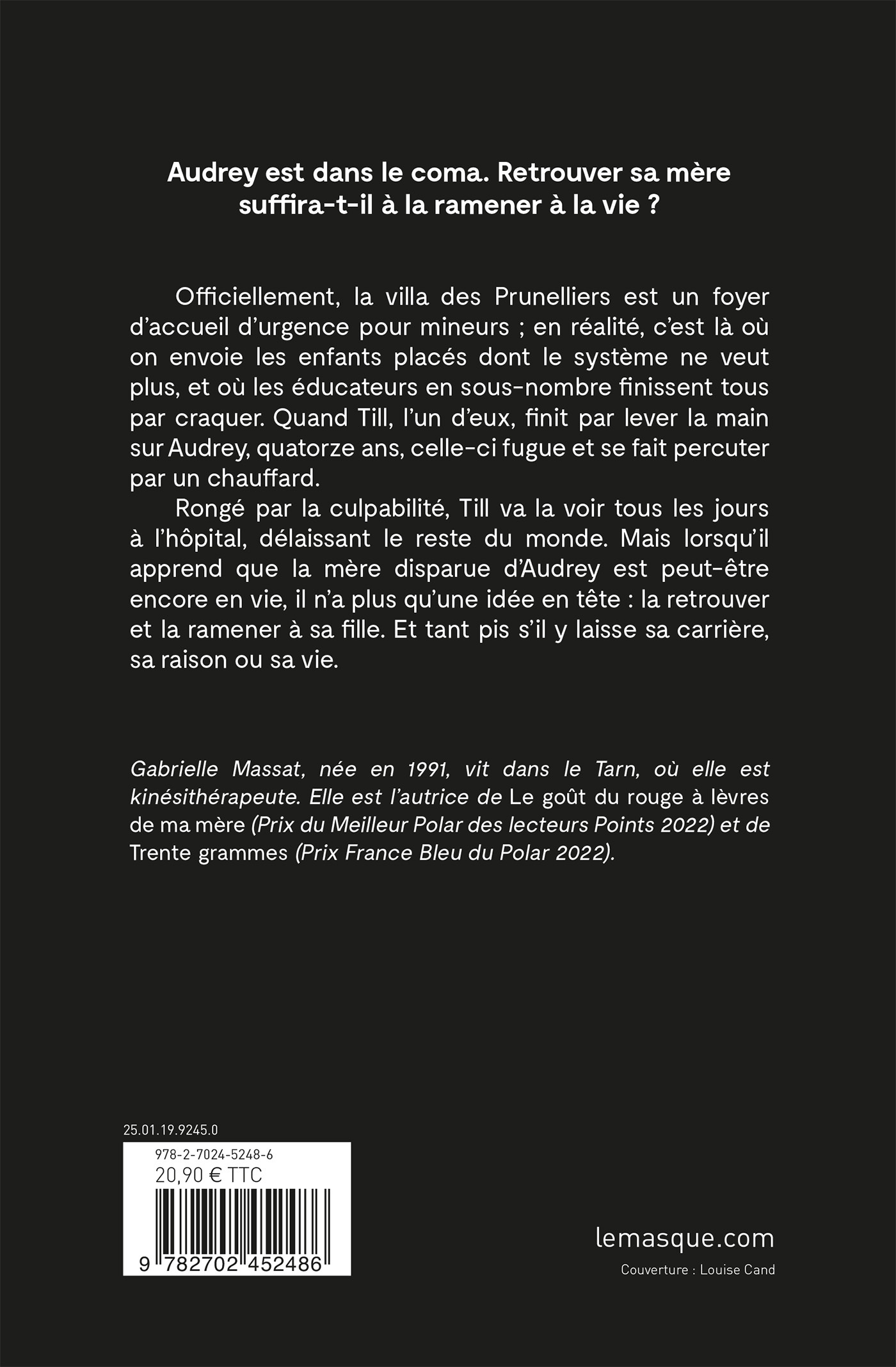 Gracier la bête - prix Polar + 2025 - Gabrielle Massat - ED DU MASQUE