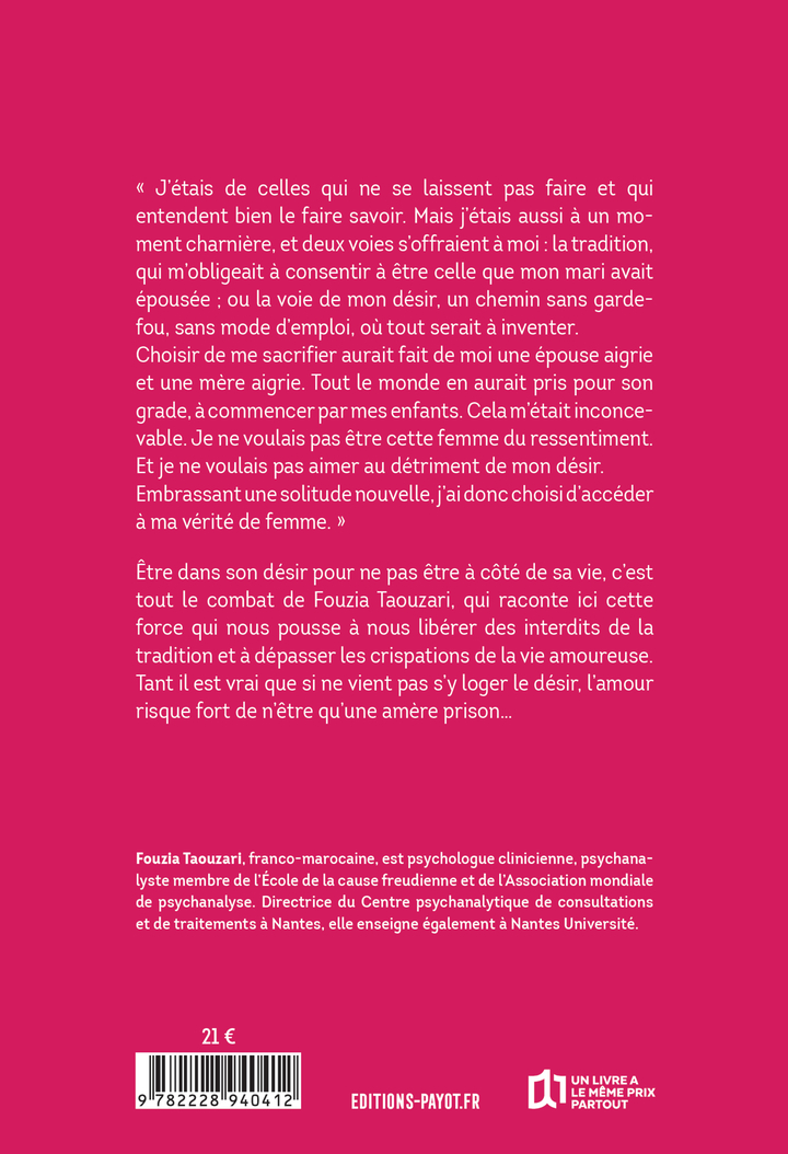 Dis-moi comment tu aimes, je te dirai qui tu es - Fouzia Taouzari - PAYOT